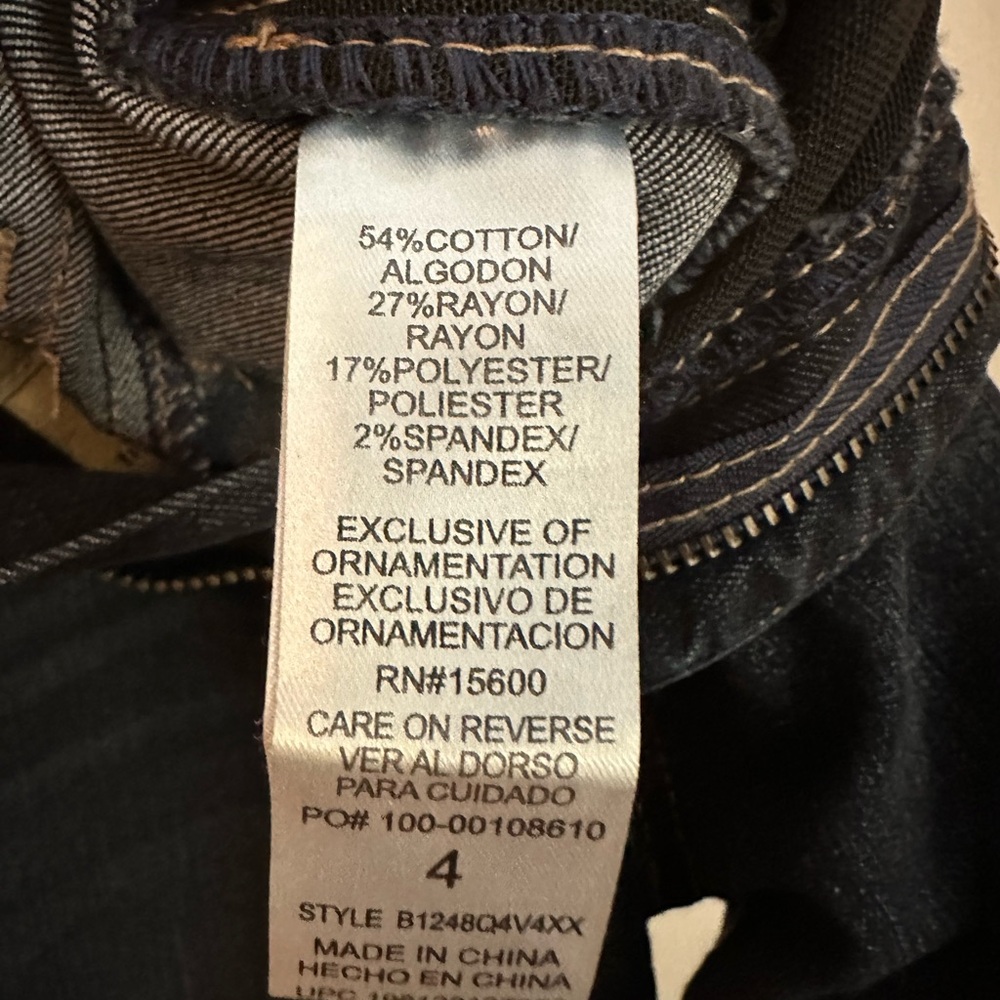 Democracy “Ab" solution Jeans Size 4 EUC - Picture 12 of 12